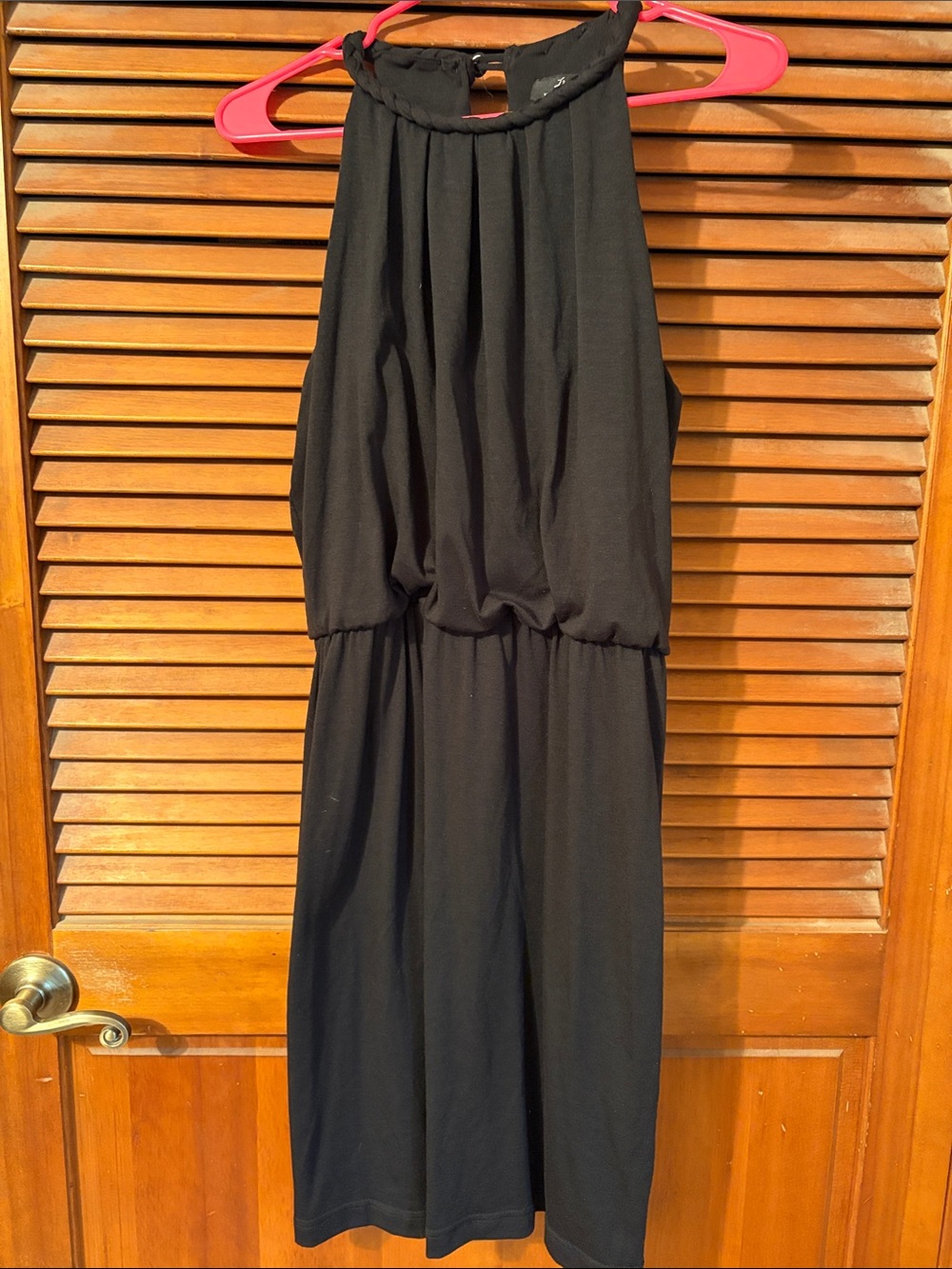 Black Halter Jumpsuit - Women's Sleeveless Romper